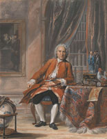 Cornelis Troost Portrait of Joan Jacob Mauricius, Governor-General of Suriname