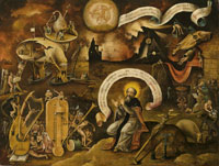 Follower of Hieronymus Bosch The Temptation of Saint Anthony