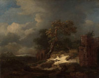 Jacob Isaacksz van Ruisdael Landscape with Ruins