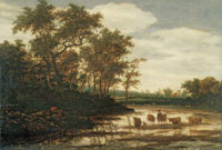 Jacob Salomonsz. van Ruysdael A Marsh in a Forest