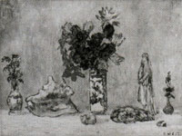 James Ensor Vases, Statuette and Seashells