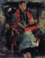James Ensor Woman with Red Shawl