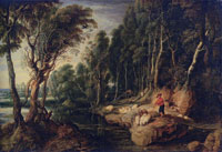 Workshop of Peter Paul Rubens Forest Landscape