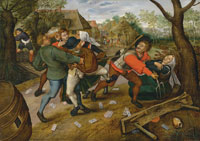 Pieter Brueghel the Younger Peasants brawling