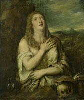 Copy after Titian Penitent Mary Magdalene