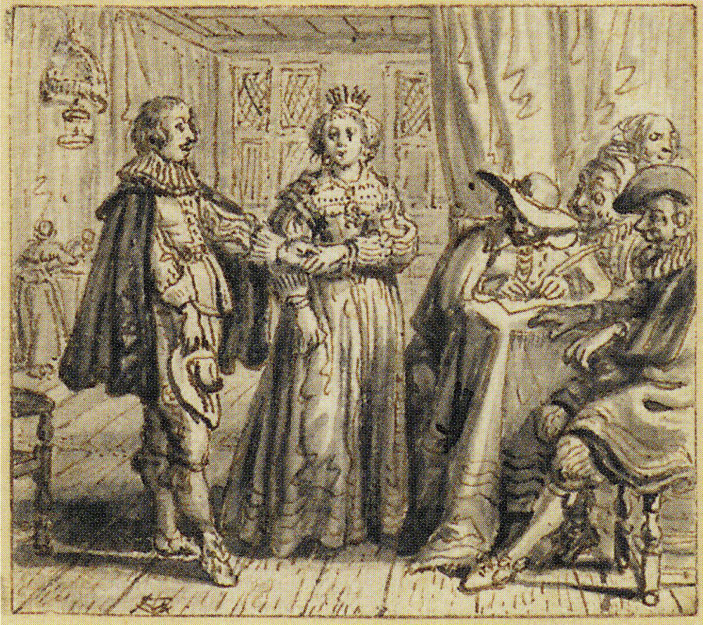 Anonymous after Adriaen van de Venne - The Marriage Contract
