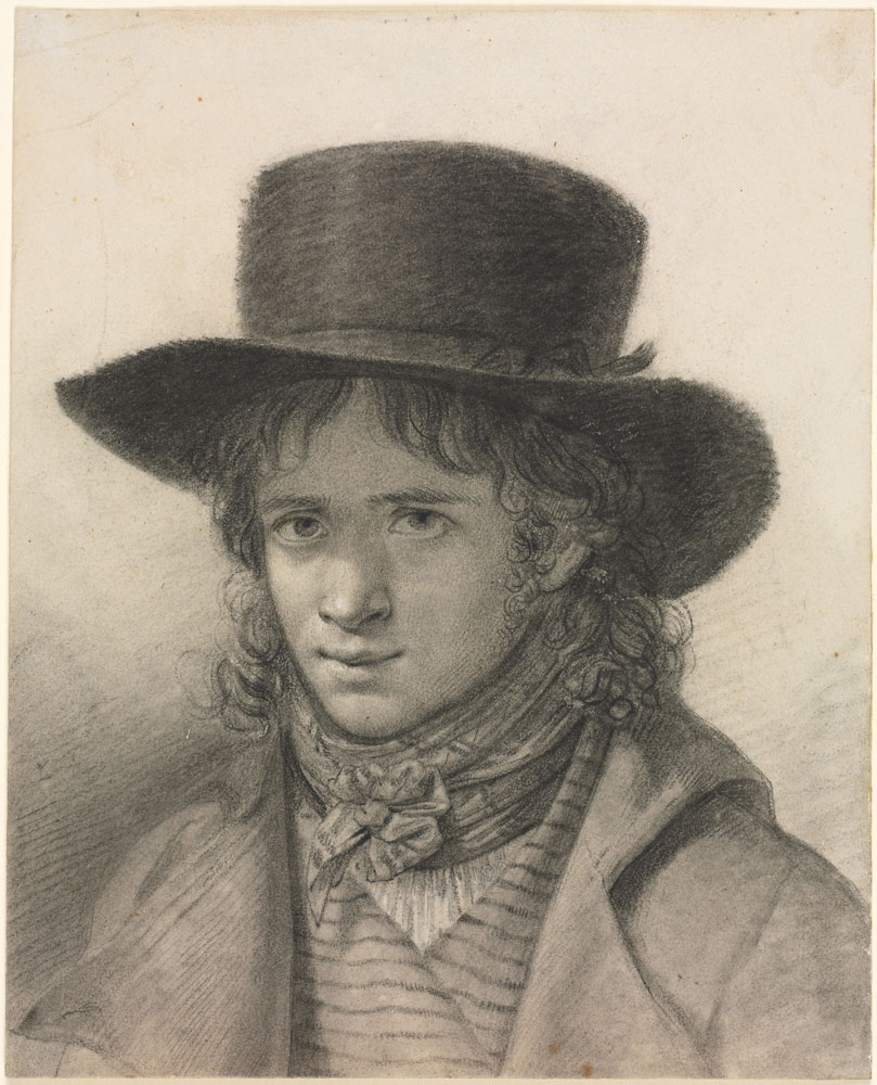 Anne-Louis Girodet-Trioson - Self-Portrait in a Hat