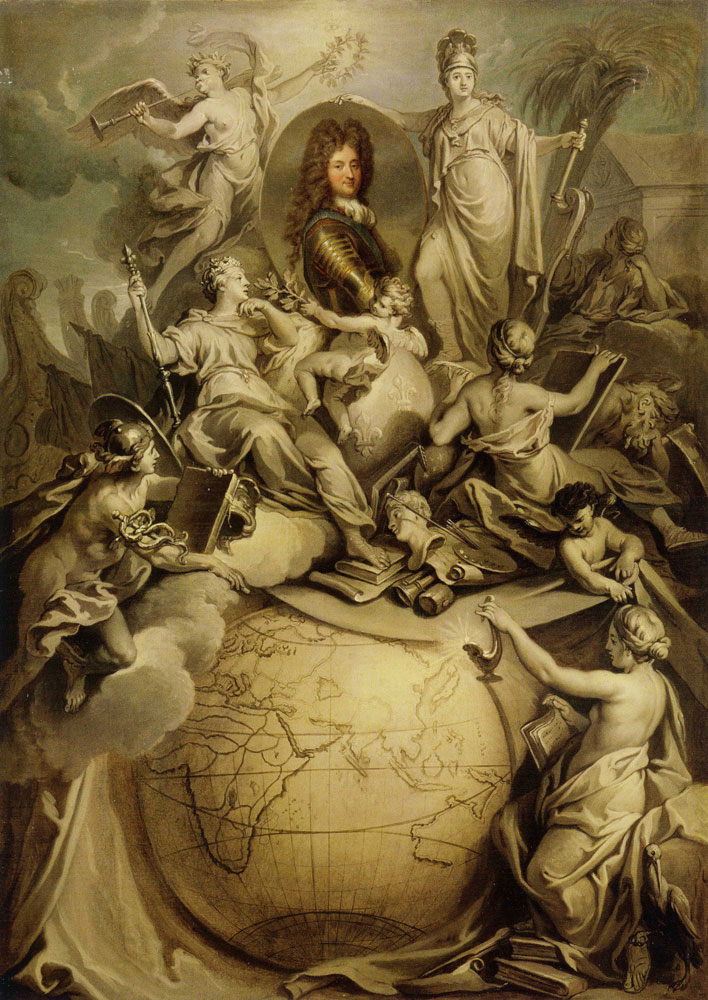 Antoine Dieu - Allegory of Philippe, duc d'Orléans, Regent of the Realm