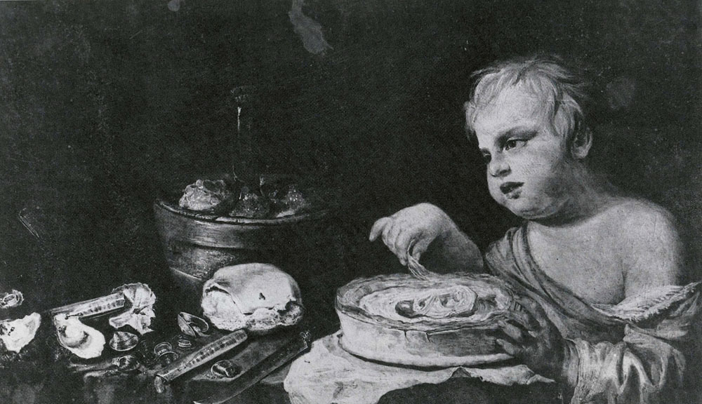 Artemisia Gentileschi - Still life with Pastry Eater