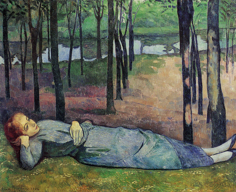 Emile Bernard - Madeleine in the Bois d'Amour
