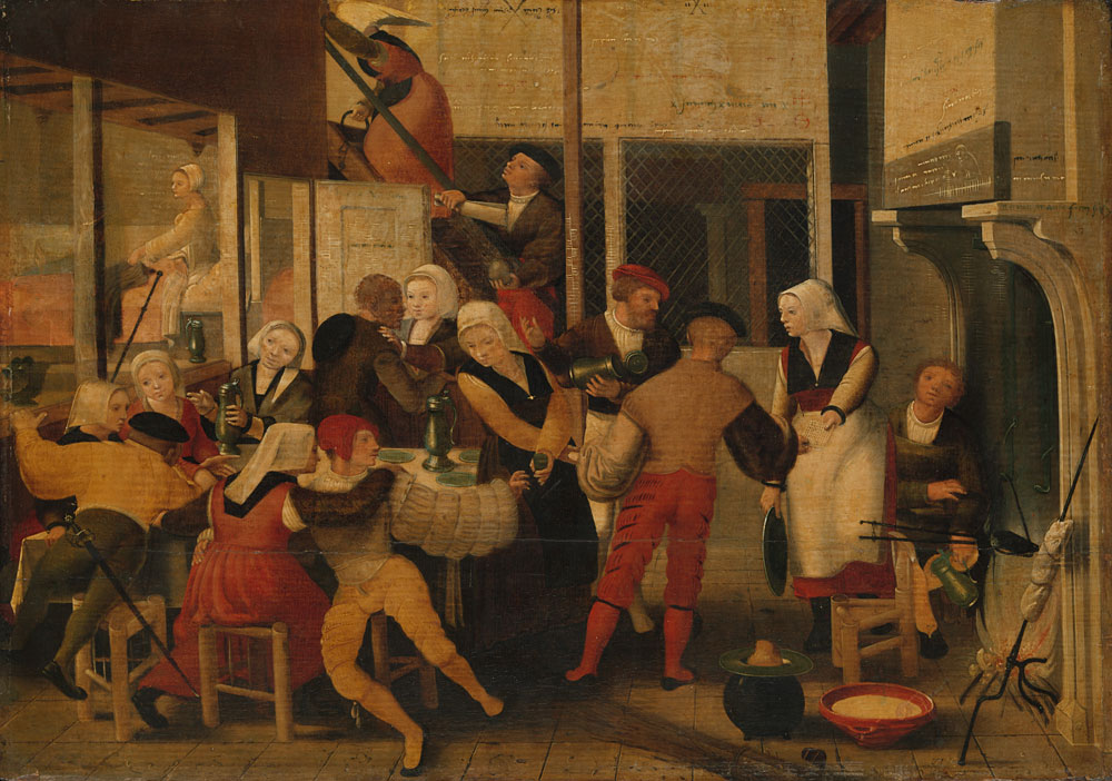 Workshop of the Brunswick monogrammist - Party in a Brothel