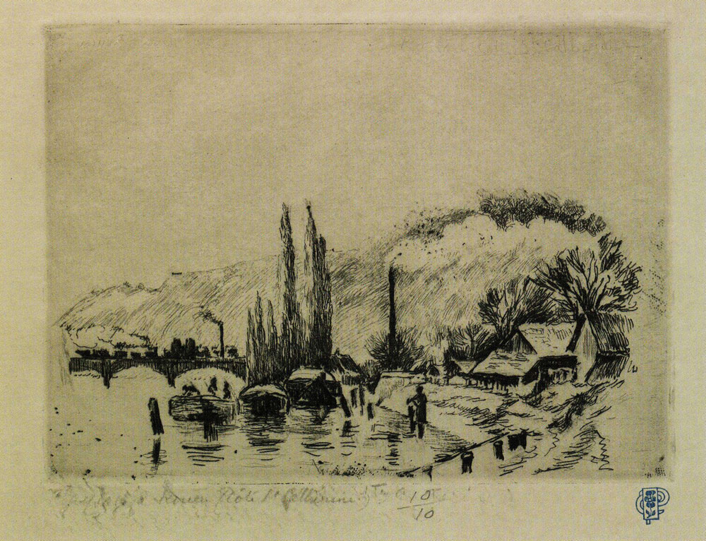 Camille Pissarro - Île Lacroix