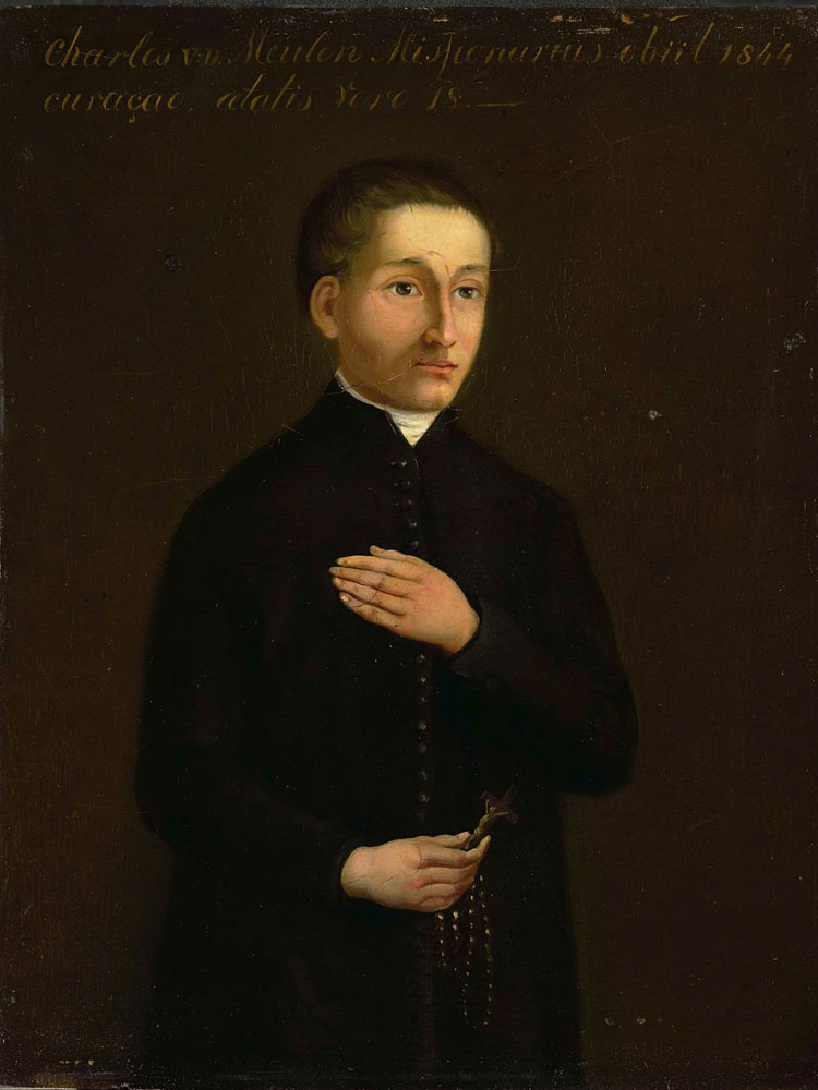 Anonymous - Portrait of Charles van der Meulen, Missionary to Curaçao