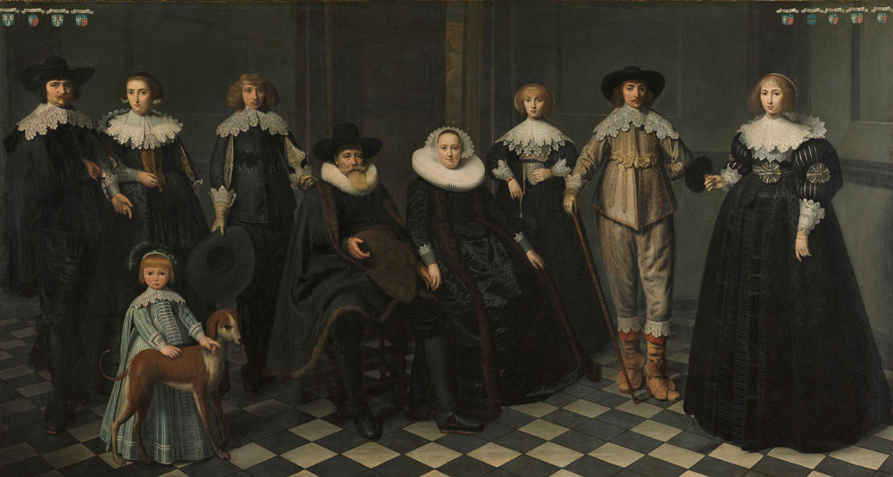Dirck Dircksz. van Santvoort - Portrait of the Family of Dirck Bas Jacobsz, Burgomaster of Amsterdam