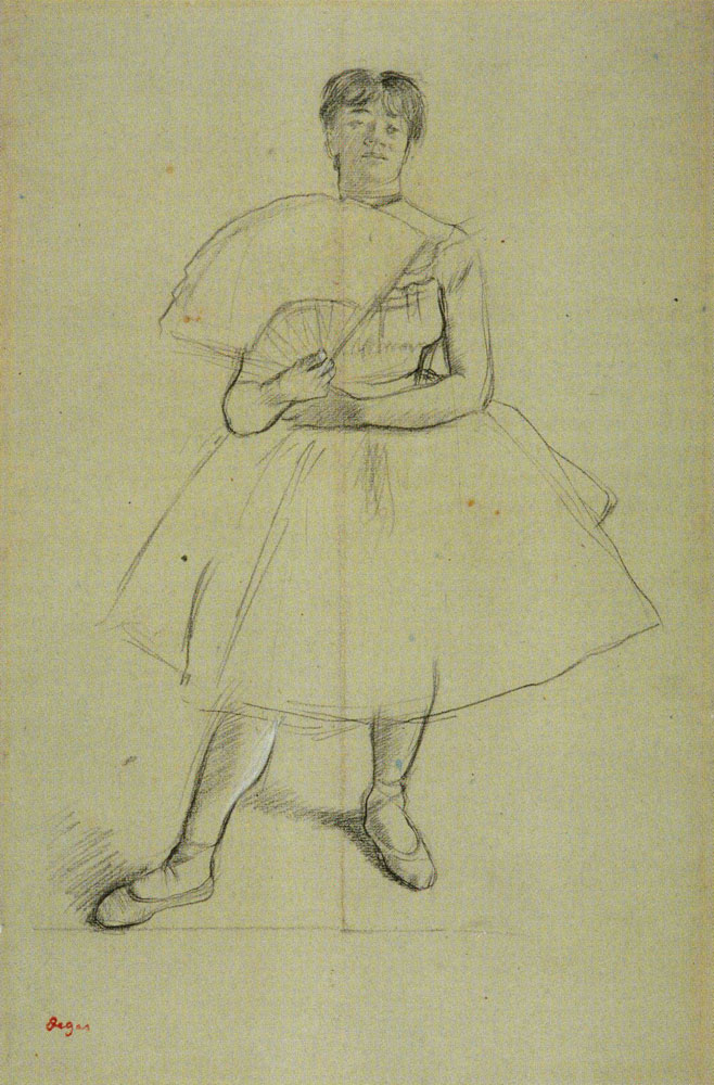 Edgar Degas - Dancer with Fan