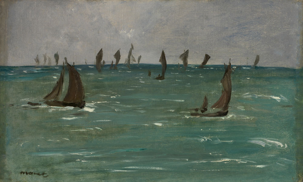 Edouard Manet - Boats at Berck-sur-Mer