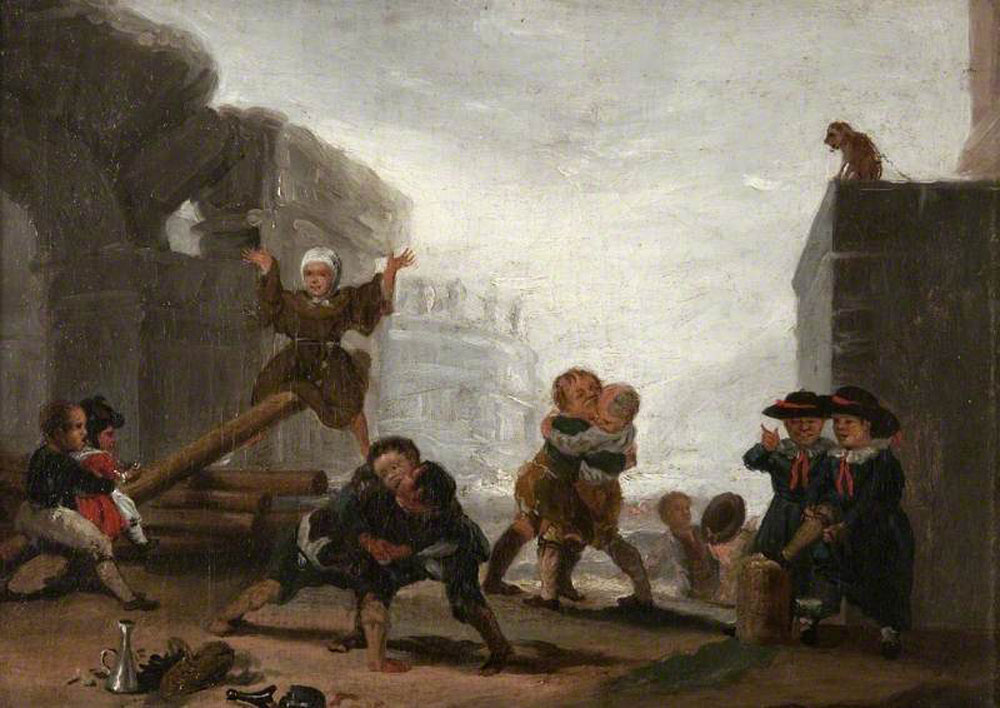 Francisco de Goya - Boys Playing at See-Saw