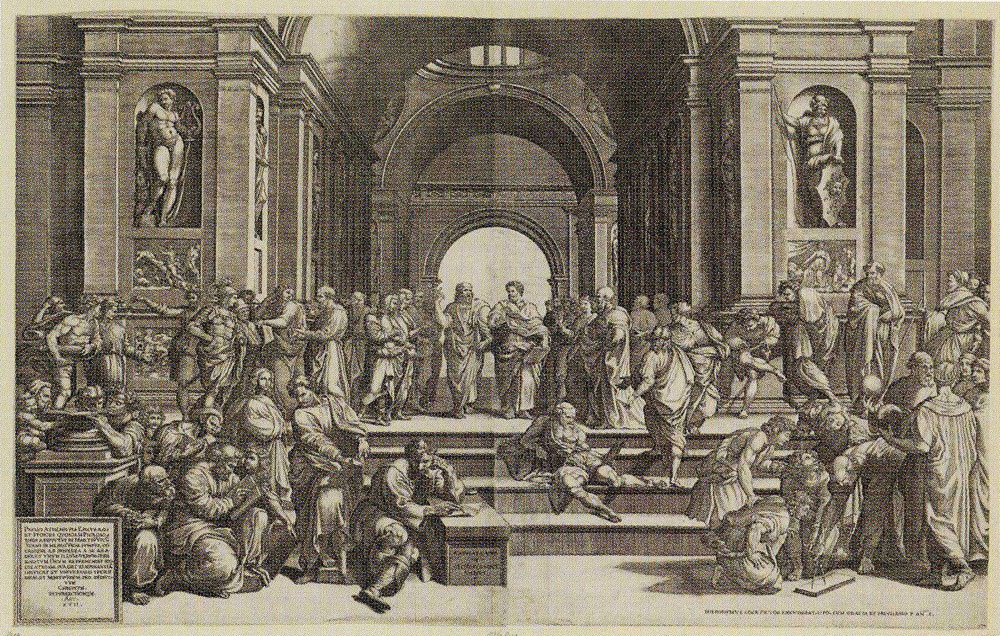 Giorgio Ghisi after Raphael - The School of Athens