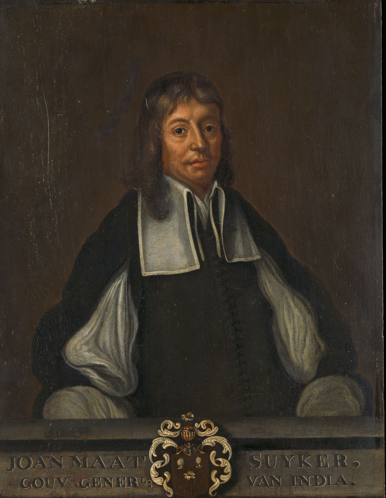Copy after Jacob Coeman - Portrait of Joan Maetsuyker, Governor-General of the Dutch East Indies
