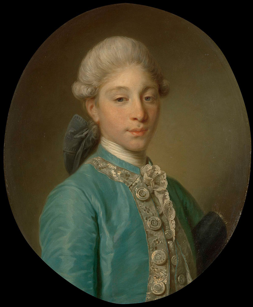 Jean-Baptiste Greuze - Portrait of the Marquis de Saint-Paul