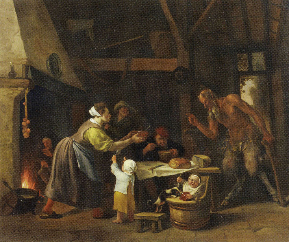 Jan Steen - The Satyr and the Peasant