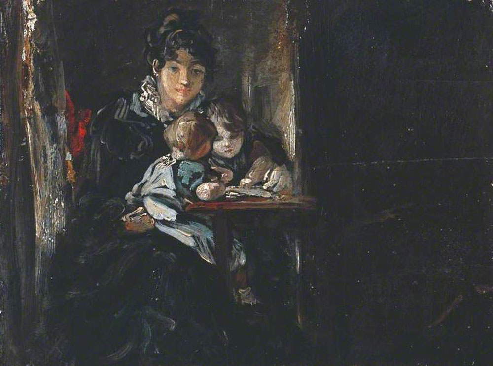 John Constable - Maria Constable with Two of her Children