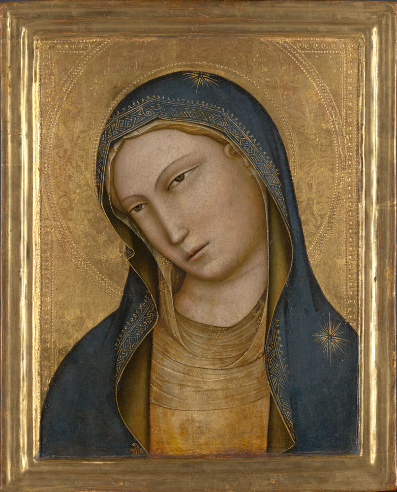 Lorenzo Monaco - Bust of Saint Mary (formerly entitled Madonna)