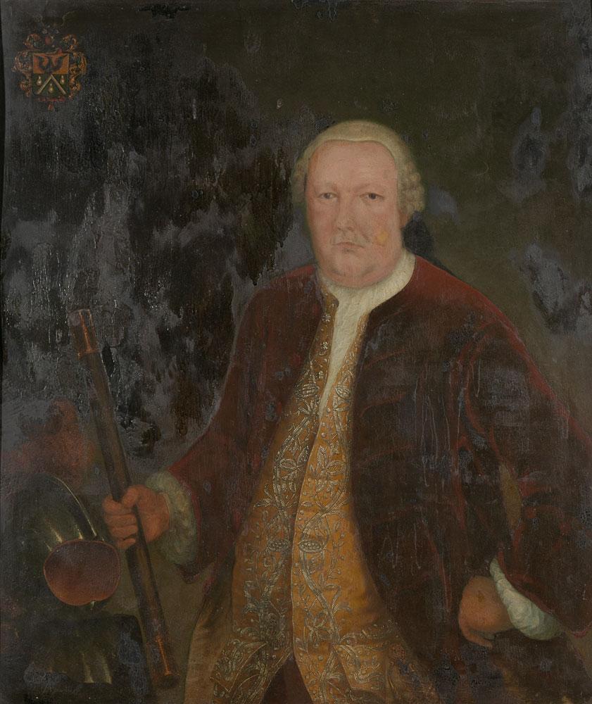 Anonymous - Portrait of Petrus Albertus van der Parra, Governor-General of the Dutch East India Company