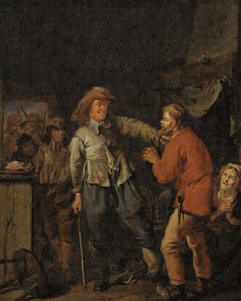 Pieter Codde - Soldiers forcing their Way into a Peasant's House