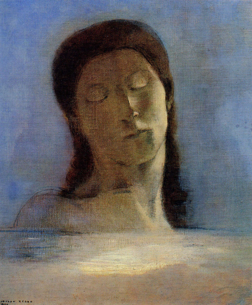 Odilon Redon - With Closed Eyes