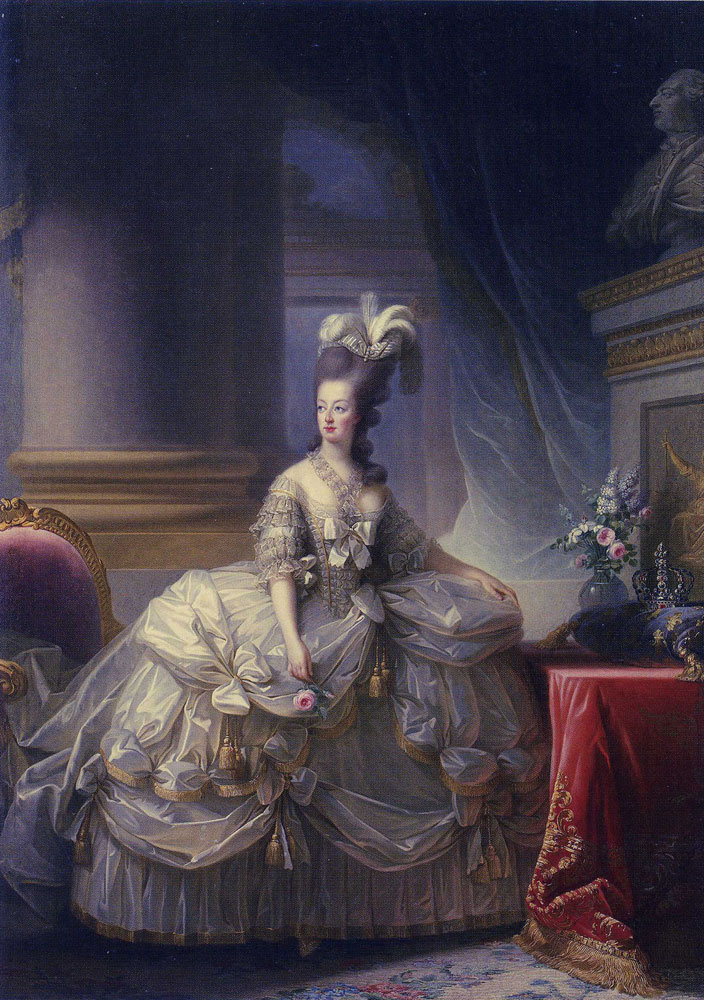 Elisabeth-Louise Vigee-Lebrun - Empress Marie Antoinette, Queen of France