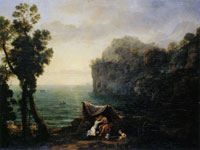 Claude Lorrain Coastal Landscape with Aces and Galathea