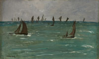 Edouard Manet Boats at Berck-sur-Mer
