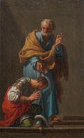 Francesco Trevisani Saint Peter baptizing the Centurion Cornelius