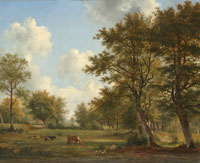 George Jacobus Johannes van Os Landscape near Hilversum