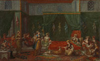 Jean Baptiste Vanmour Lying-in Room of a Distinguished Turkish Woman