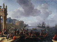Johannes Lingelbach Italian Port