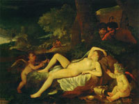Nicolas Poussin Venus Espied by Shepherds