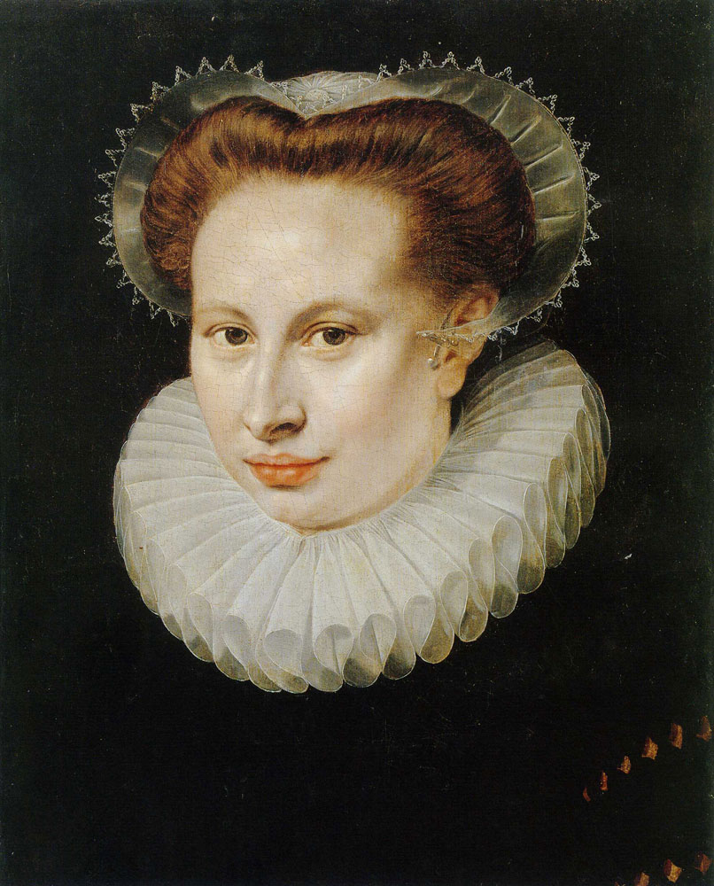 Adriaen Thomasz. Key - Bust Portrait of a Young Girl, Princess Anna of Nassau ?