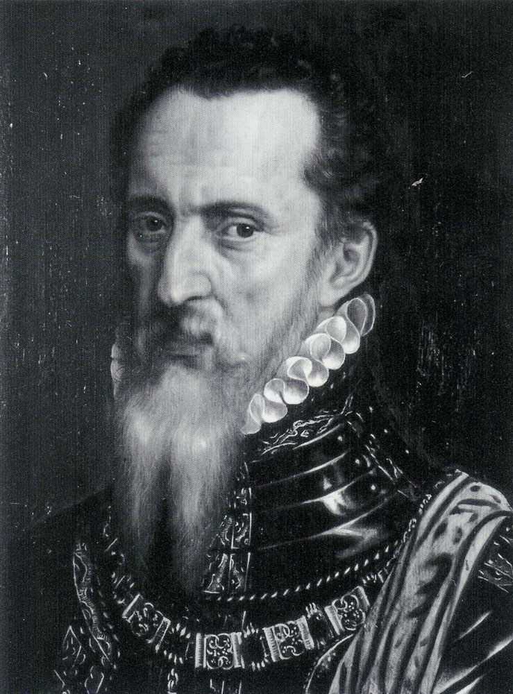 Adriaen Thomasz. Key, in collaboration with Willem Key - Bust Portrait of Don Fernando Alvarez de Toledo, Duke of Alva