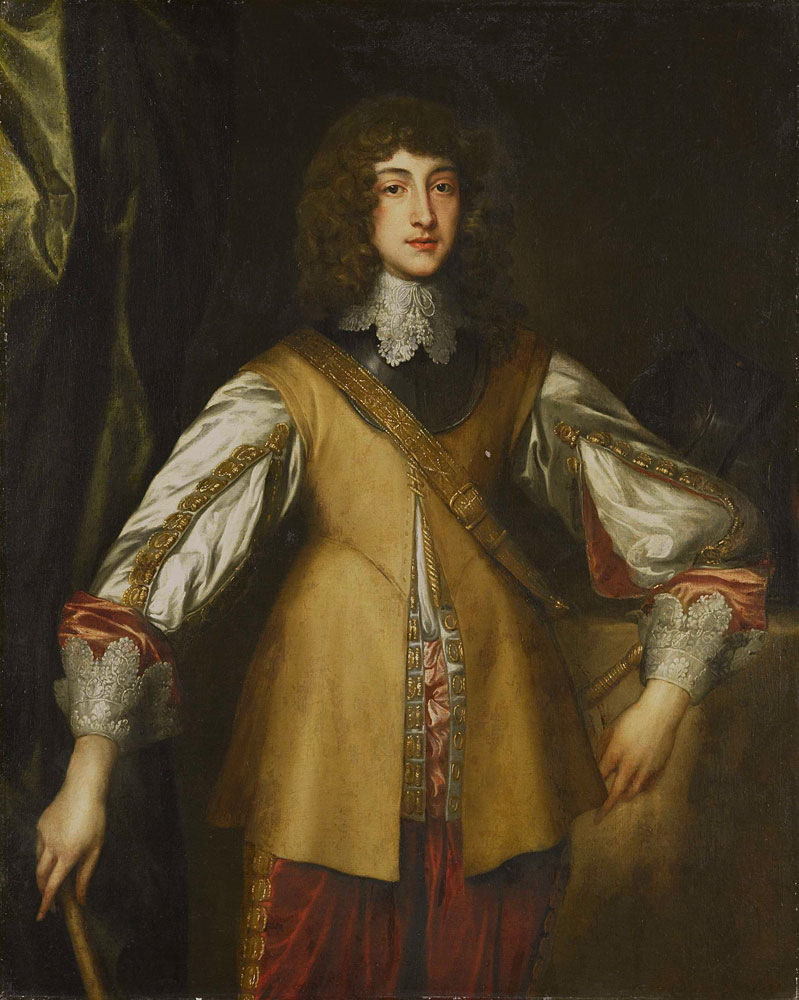 Possibly copy after Anthony van Dyck - Portrait of Rupert (1619-1682), Prince and Count Palatine of the Rhine and Duke of Cumberland, in Combat Dress