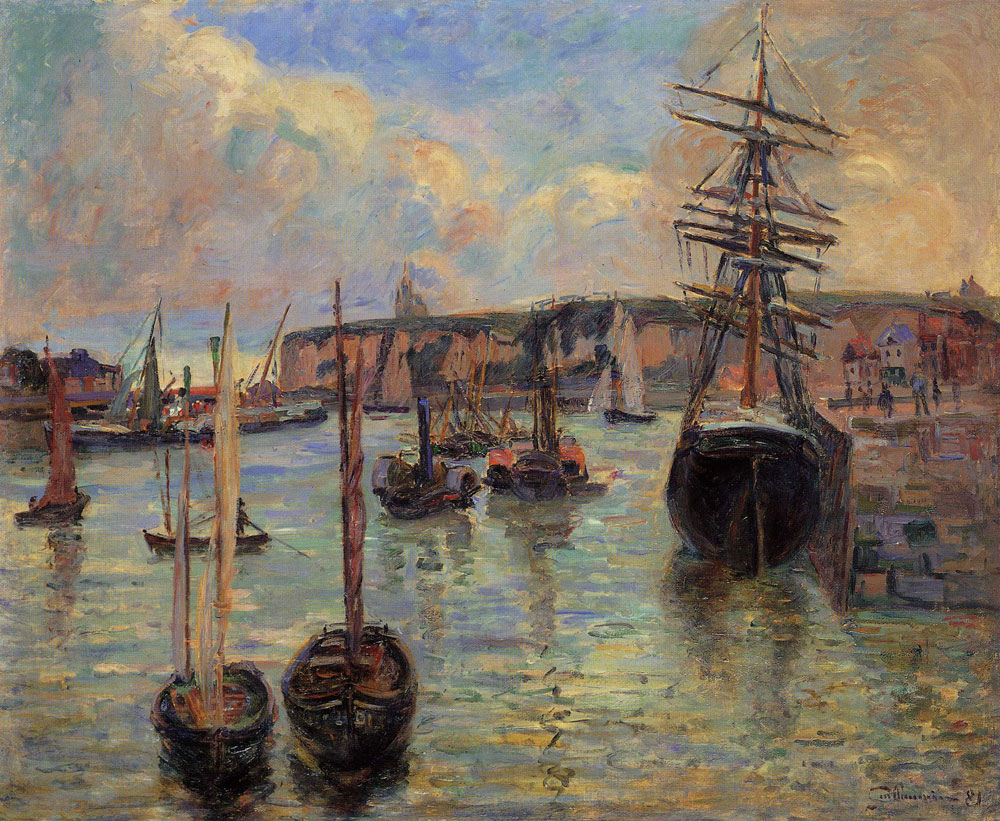 Jean-Baptiste Armand Guillaumin - The Outer Harbor, Dieppe