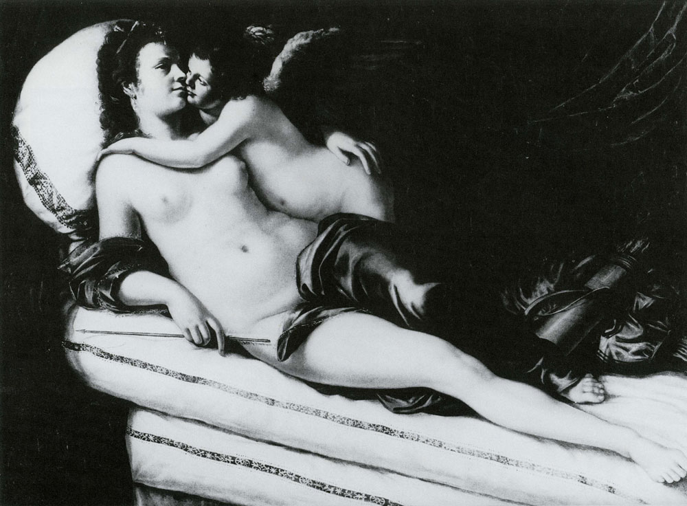 Artemisia Gentileschi - Venus and Cupid Embrasing