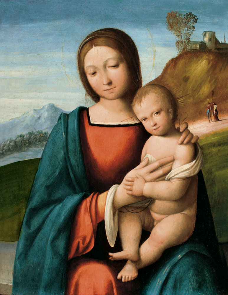 Benvenuto Tisi da Garofalo - The Madonna and Child