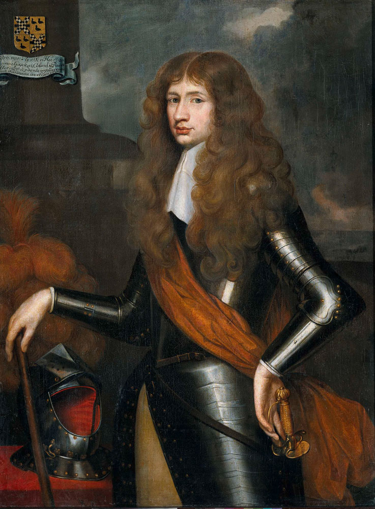 Anonymous - Portrait of Cornelis van Aerssen, Lord of Sommelsdijk, Governor of Suriname from 1683