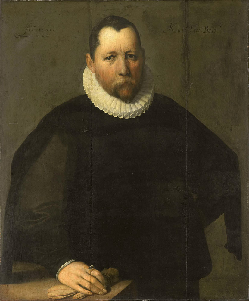 Cornelis Cornelisz. van Haarlem - Pieter Jansz Kies (c 1536-97). Burgomaster of Haarlem