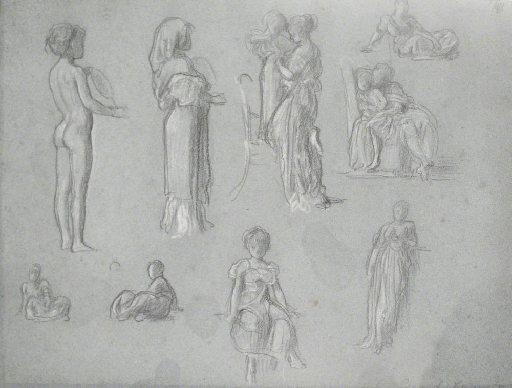 Frederic Leighton - Studies for 'The Arts of Industry as Applied to Peace'