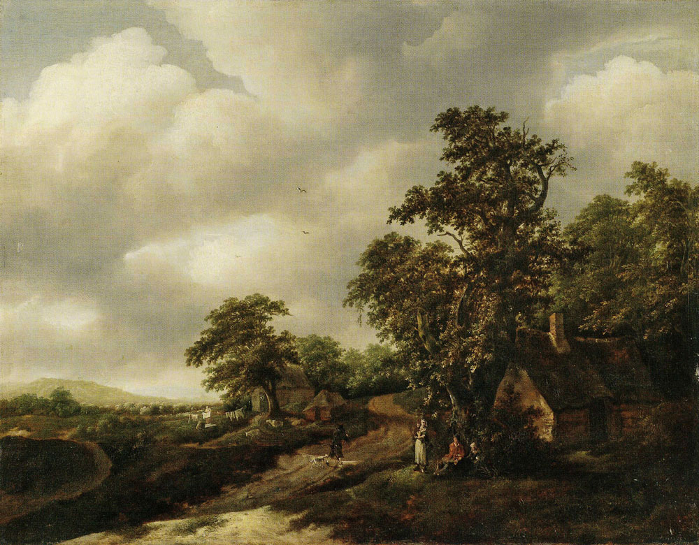 Gillis Rombouts - Forest Landscape with Houses