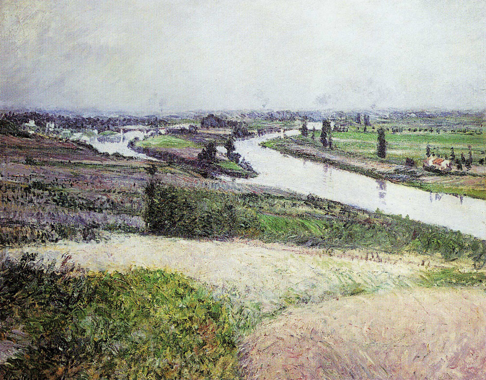 Gustave Caillebotte - The Seine at the Epinaz Point