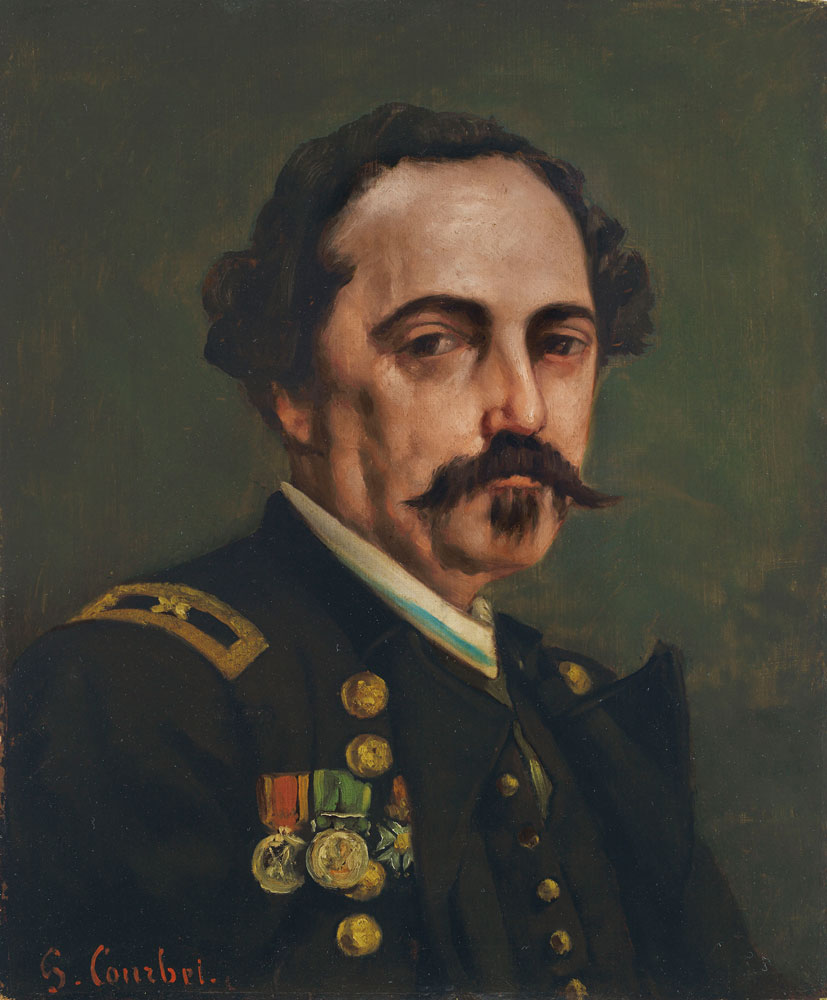 Gustave Courbet - Portrait of General Cluseret  